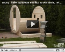 Sauny i balie ogrodowe, ruska bania hot tub