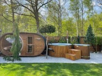 Przydomowe Spa Sauna Ogrodowa Balia Ogrodowa Life Polska