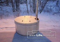 balia ogrodowa z pokryw drewnian Balie i Sauny Ogrodowe www.LifePolska.pl