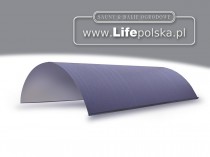 Life Polska sauny i balie ogrodowe Daszek blaszany do pokrycia sauny ogrodowej