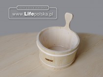 Balie i Sauny Ogrodowe www.LifePolska.pl Cebr 4l. z wkadem plastikowym do sauny ogrodowej