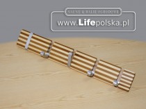 Balie i Sauny Ogrodowe www.LifePolska.pl Wieszak na rczniki do sauny ogrodowej 4 zaczepy